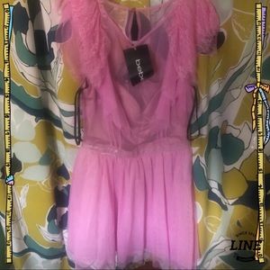 BEBE dress 👗 party gorgeous pink